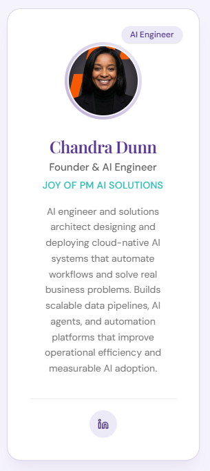 Black Women in AI Directory - Chandra Dunn